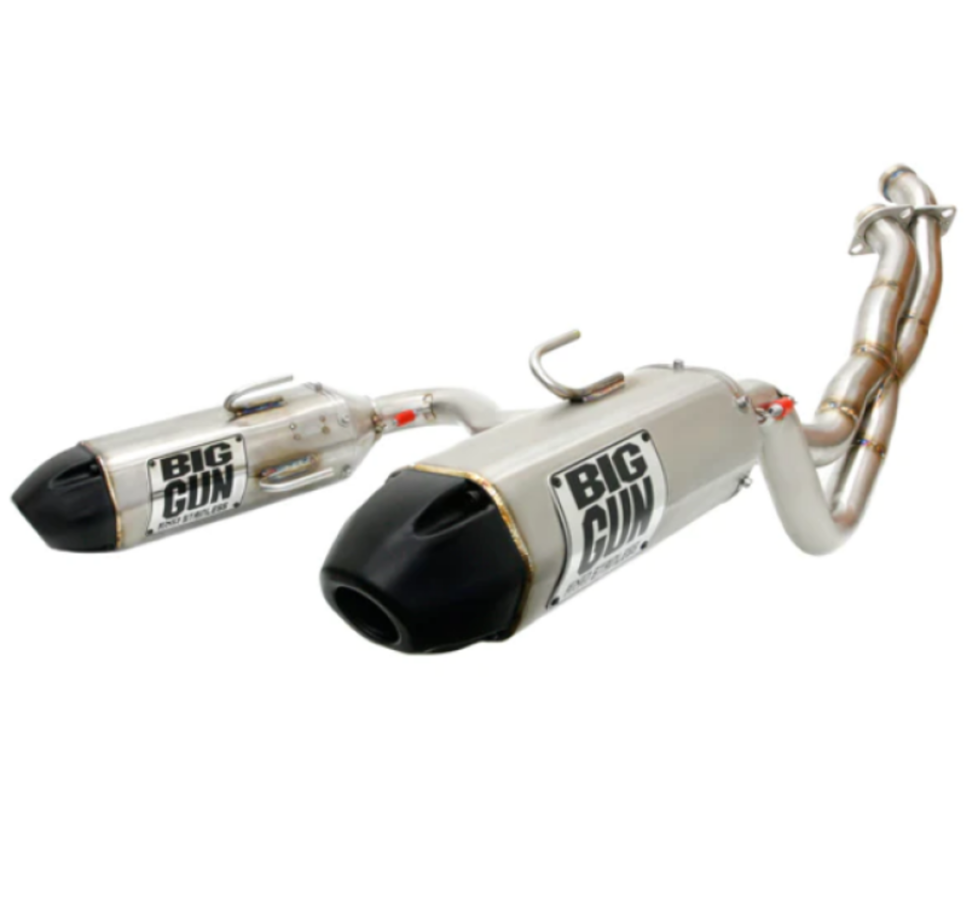 Picture of Big Gun 14-19 Polaris SCRAMBLER XP 1000 EXO Stainless Dual Full Syst Exhaust