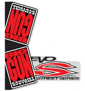 Picture of Big Gun EVO S Muffler Wrap Decal