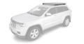 Picture of Rhino-Rack 11-21 Jeep Grand Cherokee WK2 4DR w- Metal Roof Rails Backbone Mounting System - Black