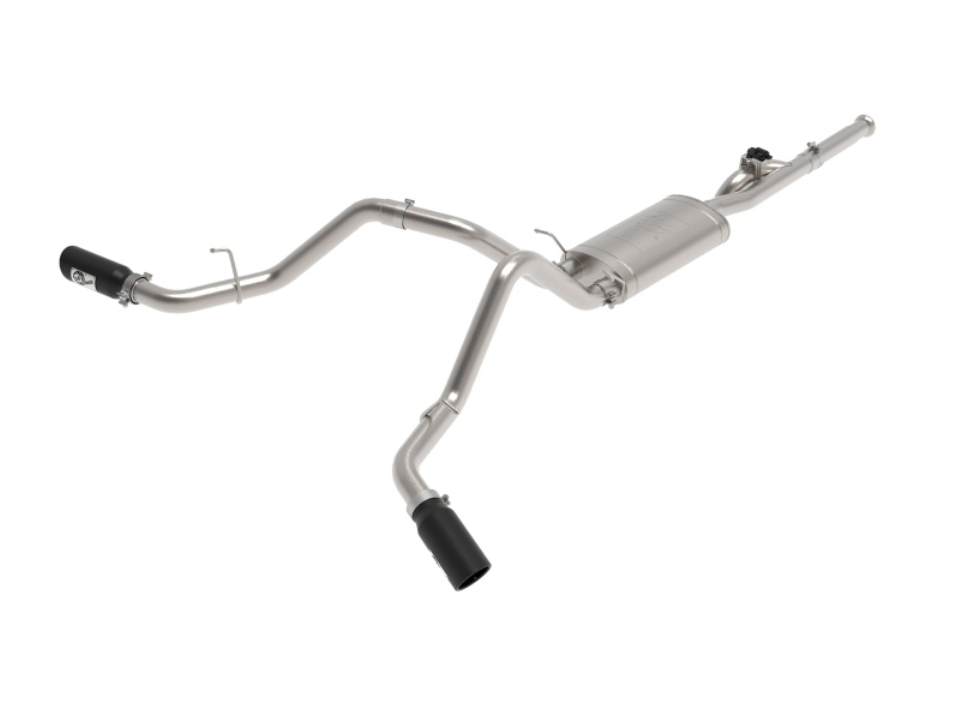 Picture of aFe Gemini XV 3in 304 SS Cat-Back Exhaust 09-18 GM Trucks V6-4-3-V8-4-8-5-3L w- Black Tips