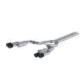 Picture of MBRP 18-22 Ford Mustang GT 5L T304 SS 3in Cat-Back Dual Rear w-4in Quad Carbon Fiber Tips Race