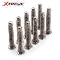 Picture of BLOX Racing Titanium Extended Wheel Studs M12X1-5mm SIngle Piece Honda Fitment - Burnt