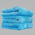 Picture of Chemical Guys Shaggy Fur-Ball Microfiber Towel - 16in x 16in - Blue - 3 Pack