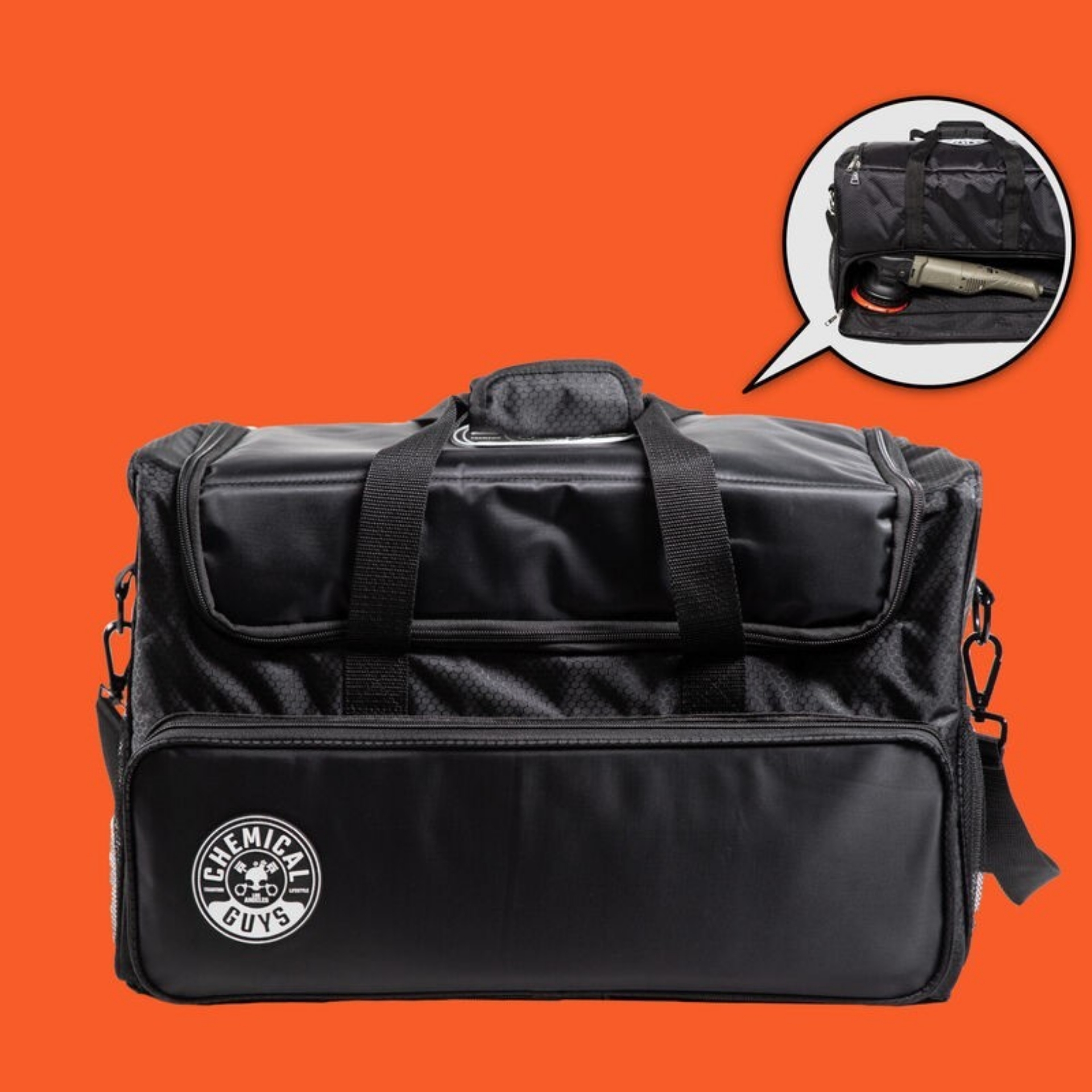 Picture of Chemical Guys Arsenal Range Trunk Organizer & Detailing Bag w-Polisher Pocket