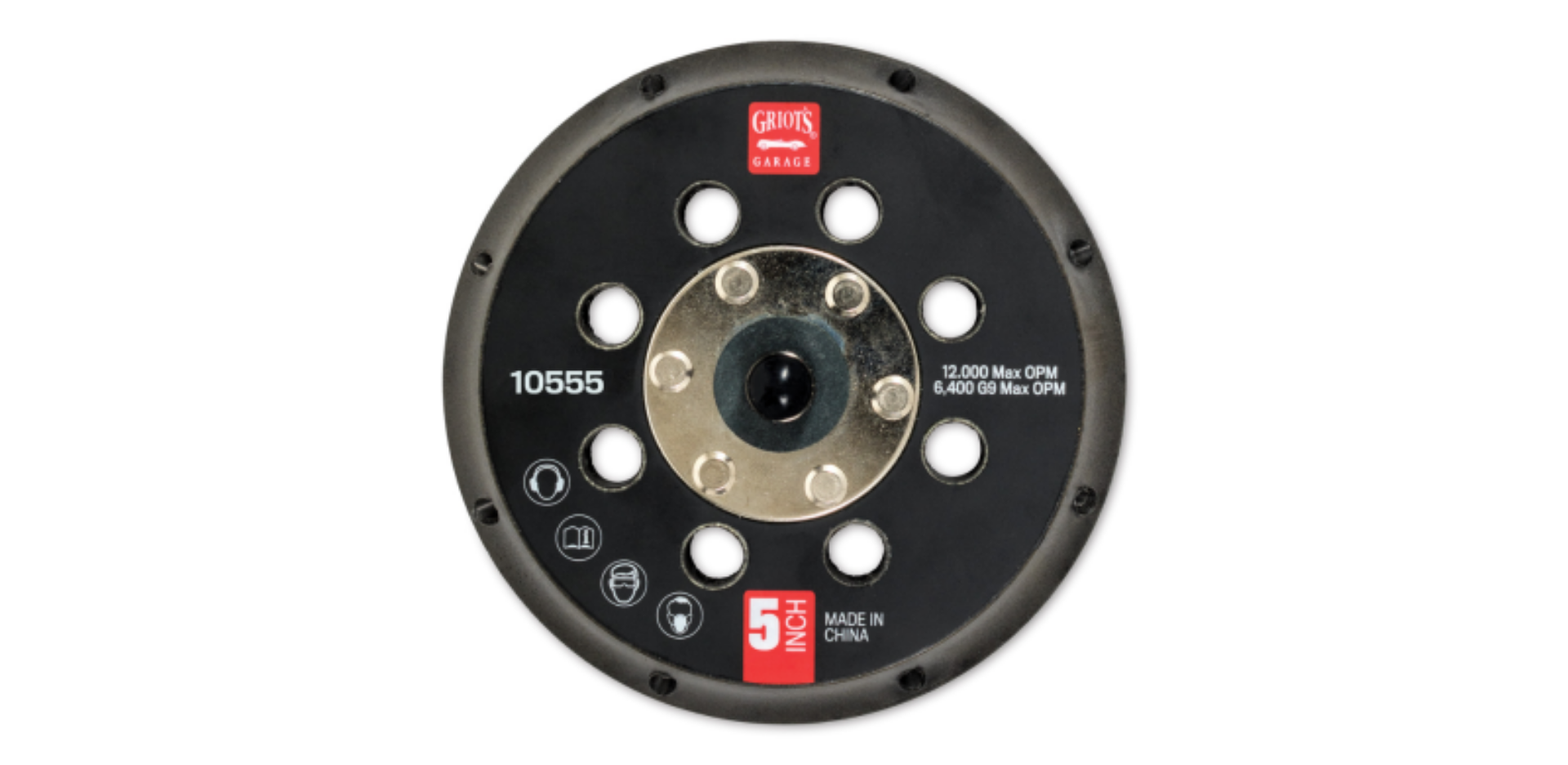Picture of Griots Garage 5in Vented Orbital Backing Plate G9