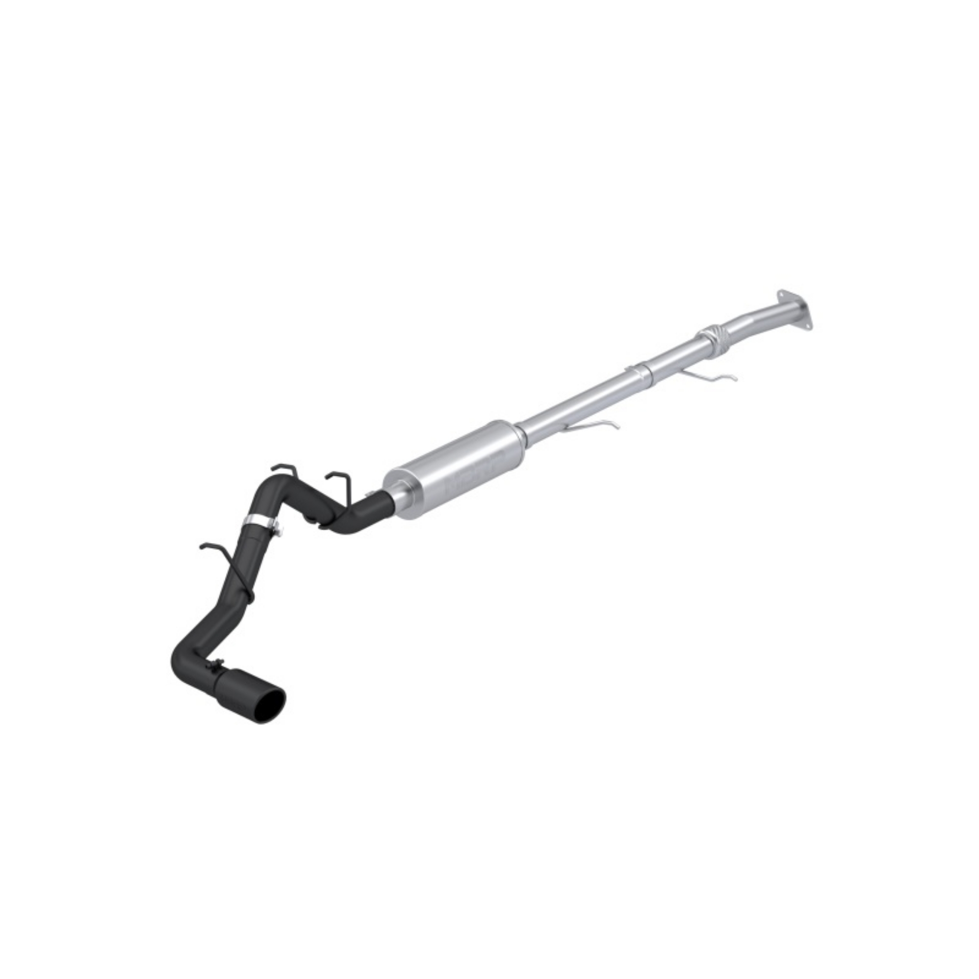 Picture of MBRP 2023+ Chevy Colorado-GMC Canyon Aluminized Steel 3in Cat-Back Single Side Exit - Black