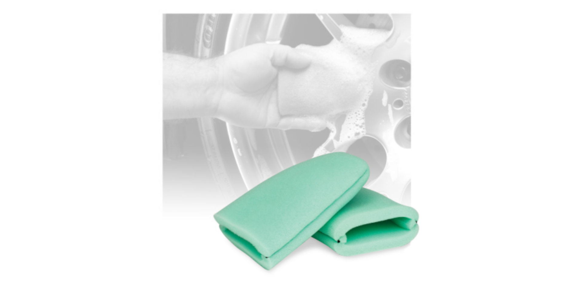 Picture of Griots Garage 3-Finger Foam Detail Mitts Set of 2