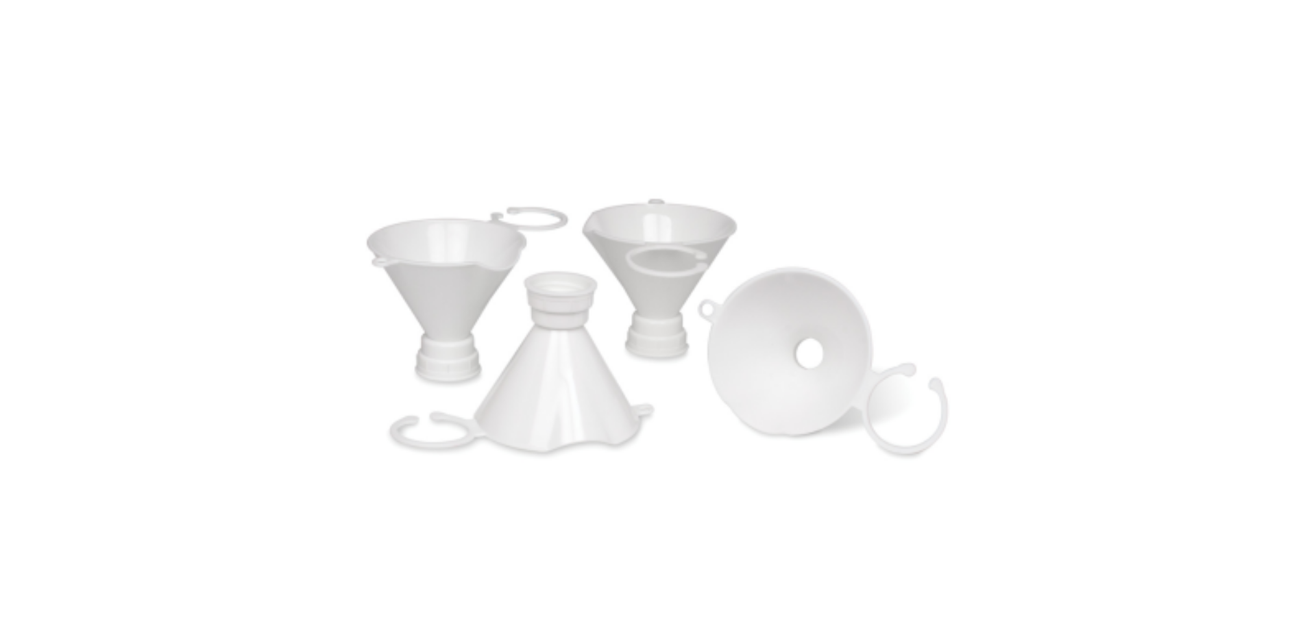 Picture of Griots Garage Threaded Bottle-Top Funnels Set of 4