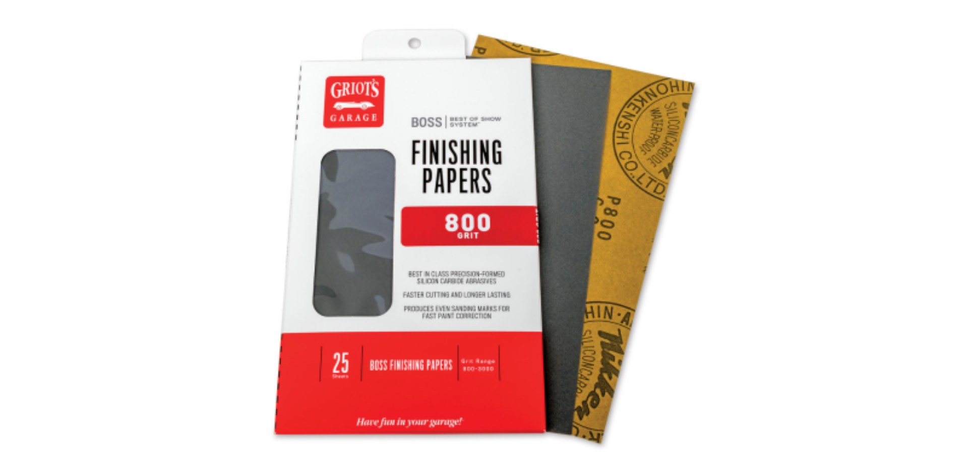 Picture of Griots Garage BOSS Finishing Papers - 800g - 5 -5in x 9in 25 Sheets