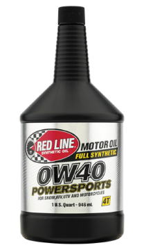 Picture of Red Line 0W40 Motor Oil Quart For Four-Stroke Dirt Bikes-ATVs-Powersports Applications