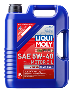 Picture of LIQUI MOLY 5L Diesel High Tech Motor Oil 5W40