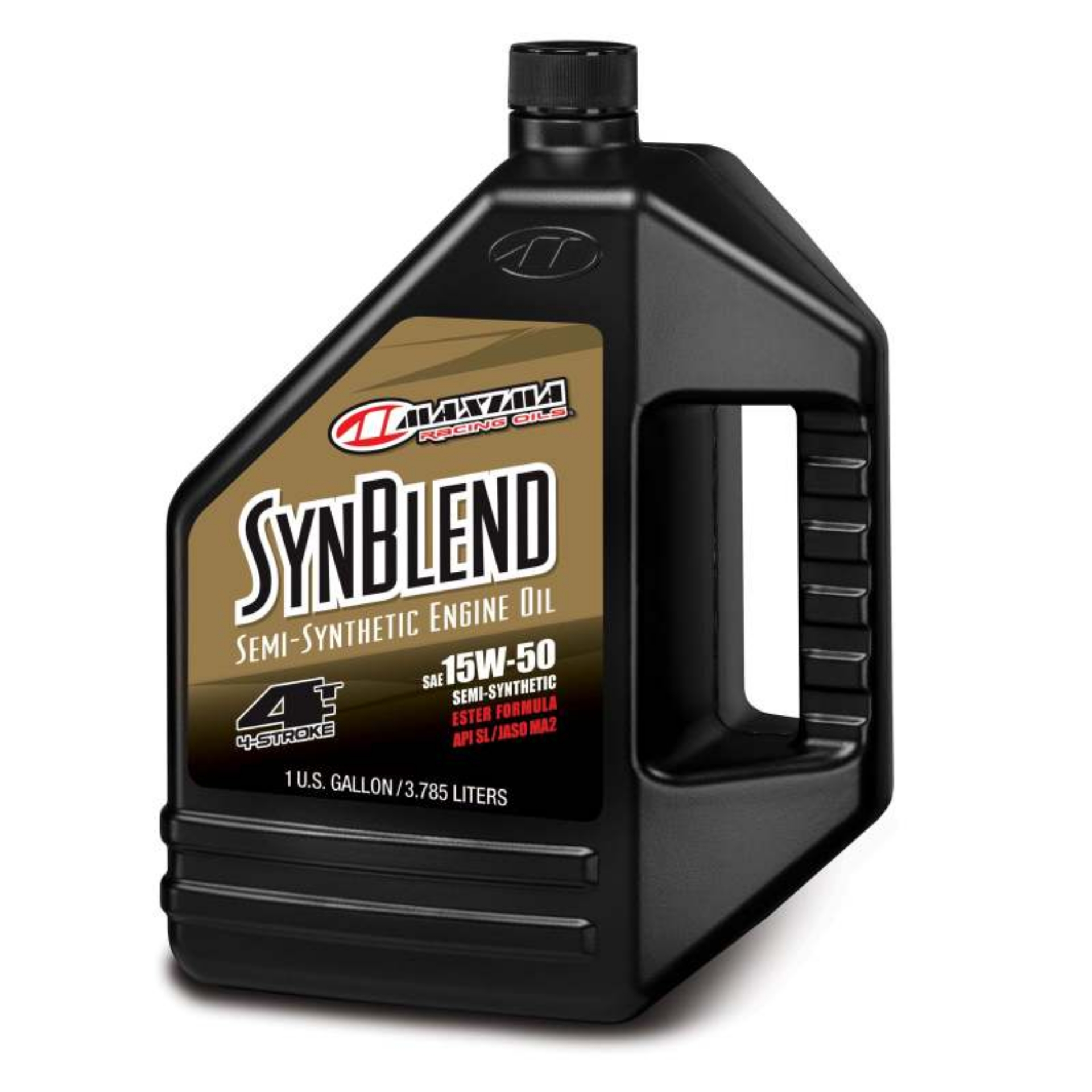 Picture of Maxima Syn Blend Ester 4T Semi-Synthetic 15W50 Engine Oil - 128oz