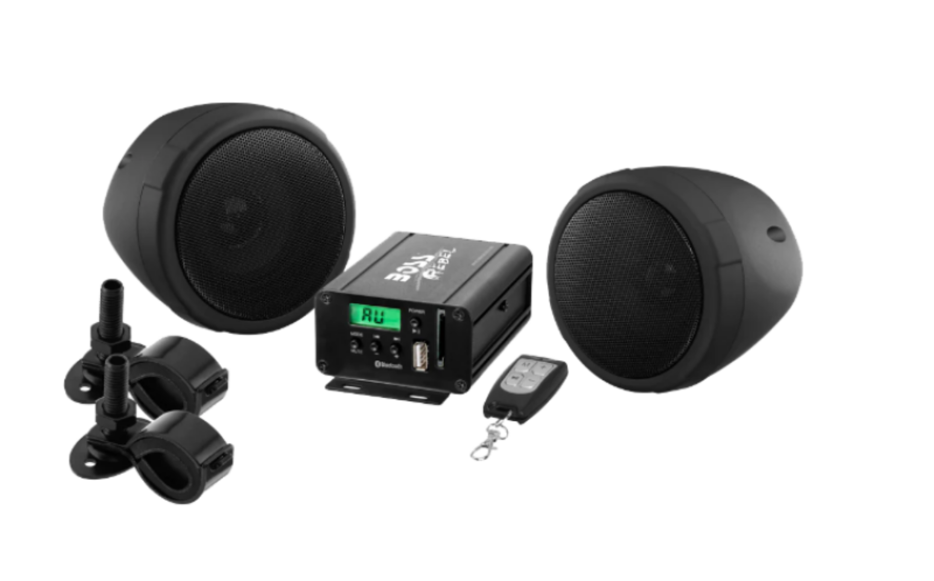Picture of Boss Audio Systems Motorcycle Speakers and Amplifier Audio Sound System