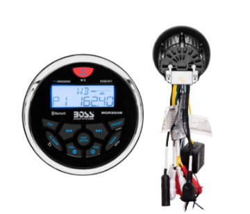 Picture of Boss Audio Systems Marine Gauge Receiver - Bluetooth - No CD - USB - AM FM