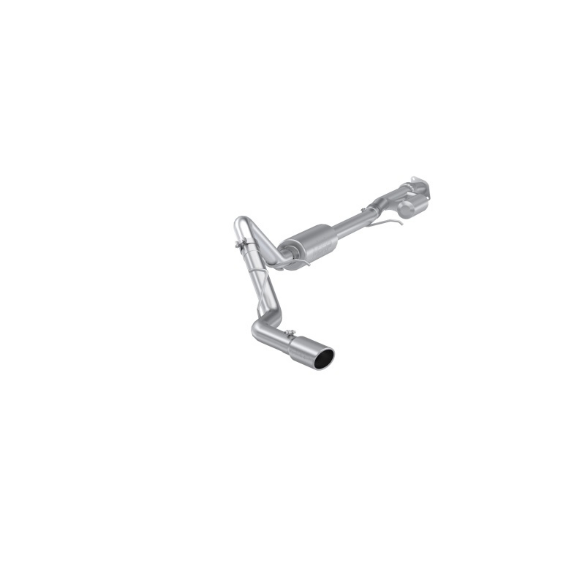 Picture of MBRP 19-24 GM 1500 Silverado-Sierra 2-7L Alum- Steel 3 Cat-Back w- Single Side 4in Single Wall Tip