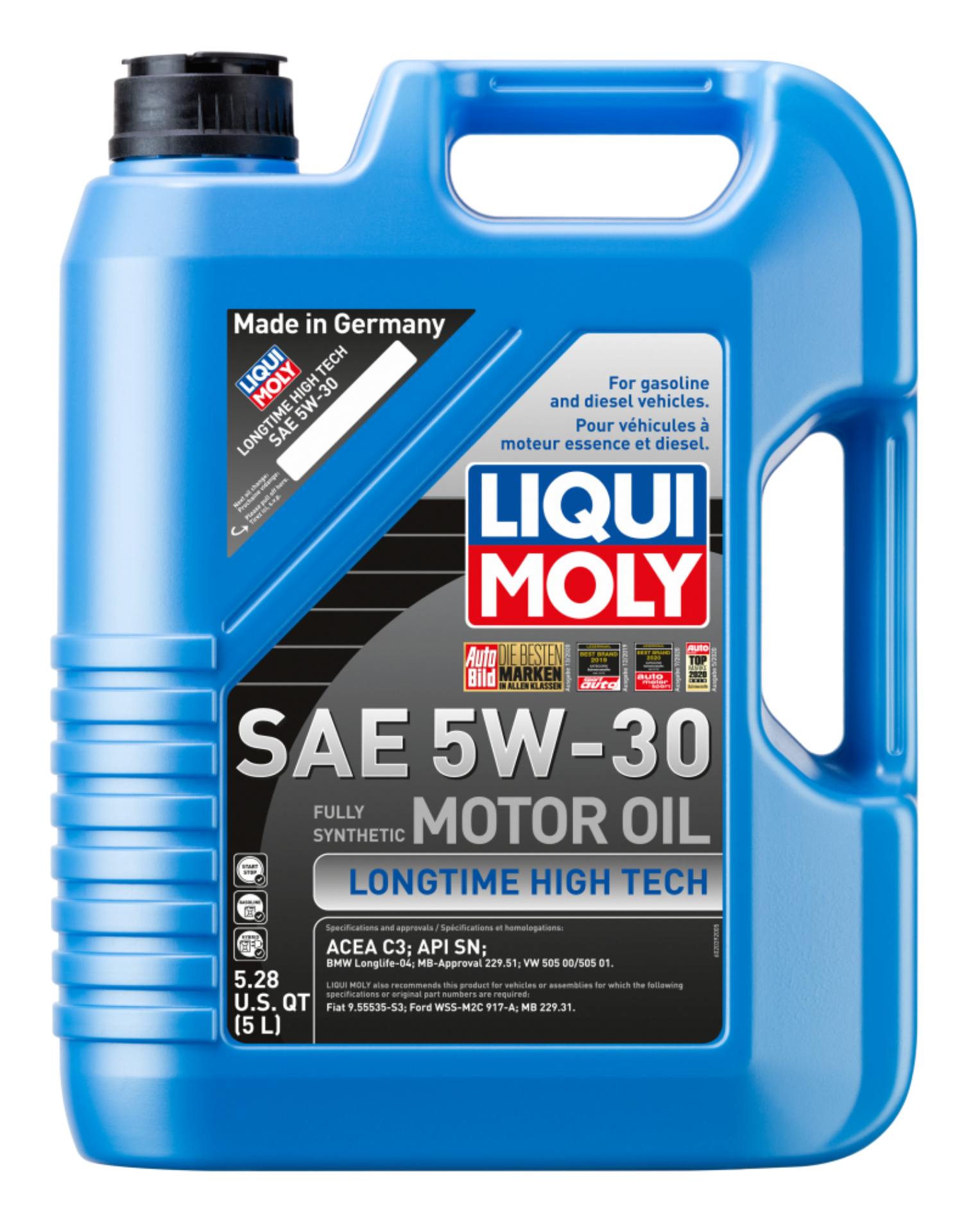 Picture of LIQUI MOLY 5L Longtime High Tech Motor Oil SAE 5W30
