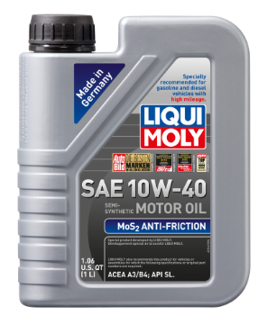 Picture of LIQUI MOLY 1L MoS2 Anti-Friction Motor Oil 10W40