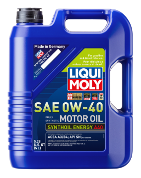 Picture of LIQUI MOLY 5L Synthoil Energy A40 Motor Oil SAE 0W40