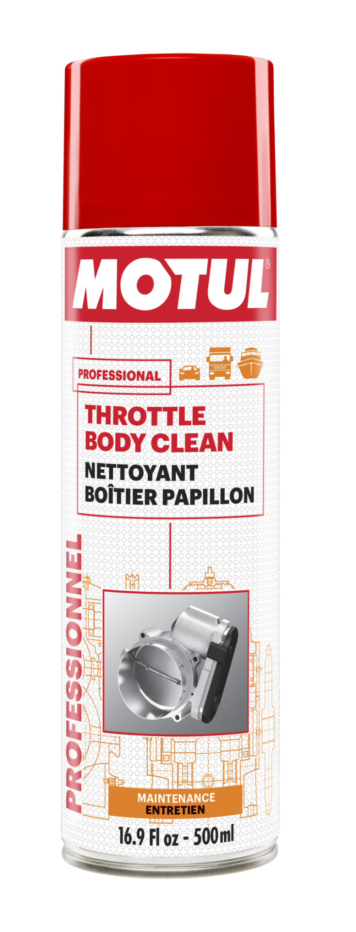 Picture of Motul 300ml Throttle Body Clean Additive Aerosol