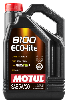 Picture of Motul 5L Synthetic Engine Oil 8100 5W20 ECO-LITE