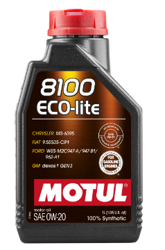Picture of Motul 1L Synthetic Engine Oil 8100 0W20 ECO-LITE