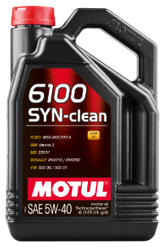 Picture of Motul 4x4L Engine Oil 6100 SYN-CLEAN 5W40 - VW 502-00-505-00 - MB 229-5