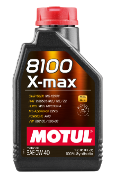 Picture of Motul 1L Synthetic Engine Oil 8100 0W40 X-MAX - Porsche A40