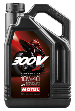 Picture of Motul 4L Synthetic-ester 300V Factory Line Road Racing 10W40