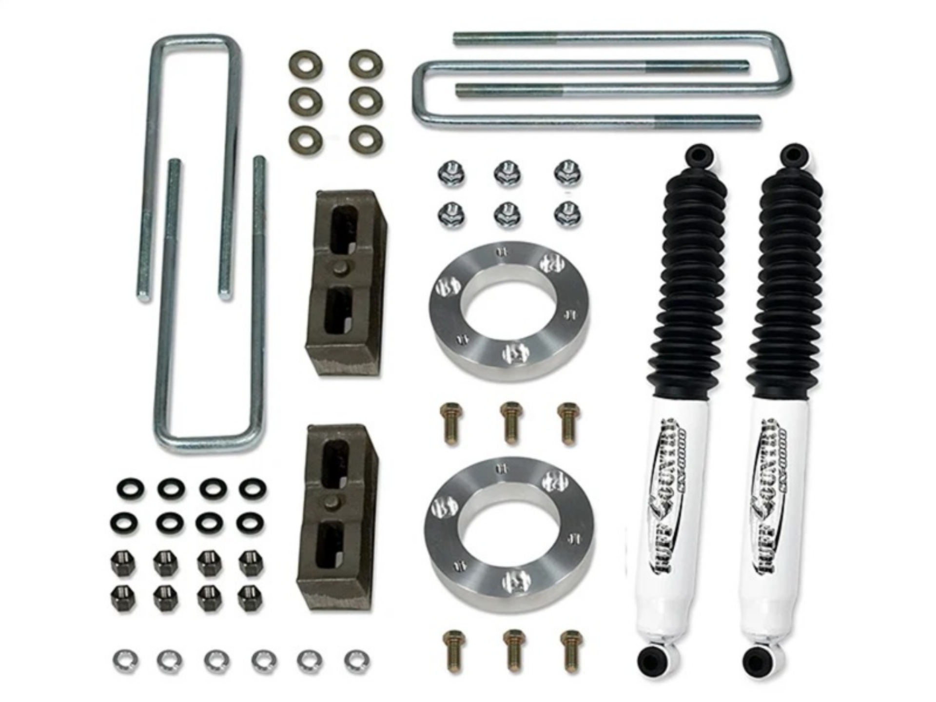 Picture of Tuff Country 07-22 Chevy Silverado 1500 4x4 2in Lift Kit w-Rear Lift Blocks SX8000 Shocks