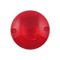 Picture of Letric Lighting Red Flat Lens Style Turn Signal Lenses 3In