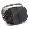 Picture of Letric Lighting 99-23 Square Back Model SO-LO Slantback Low-Profile LED Taillight - Smoke Lens