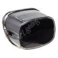 Picture of Letric Lighting 1999+ OEM Sq Back Model Squareback LED Taillight - Black Chrome Housing-Clear Lens