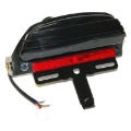 Picture of Letric Lighting 2006+ FXST Model Softail Replacement LED Taillight - Smoked Lens Fits