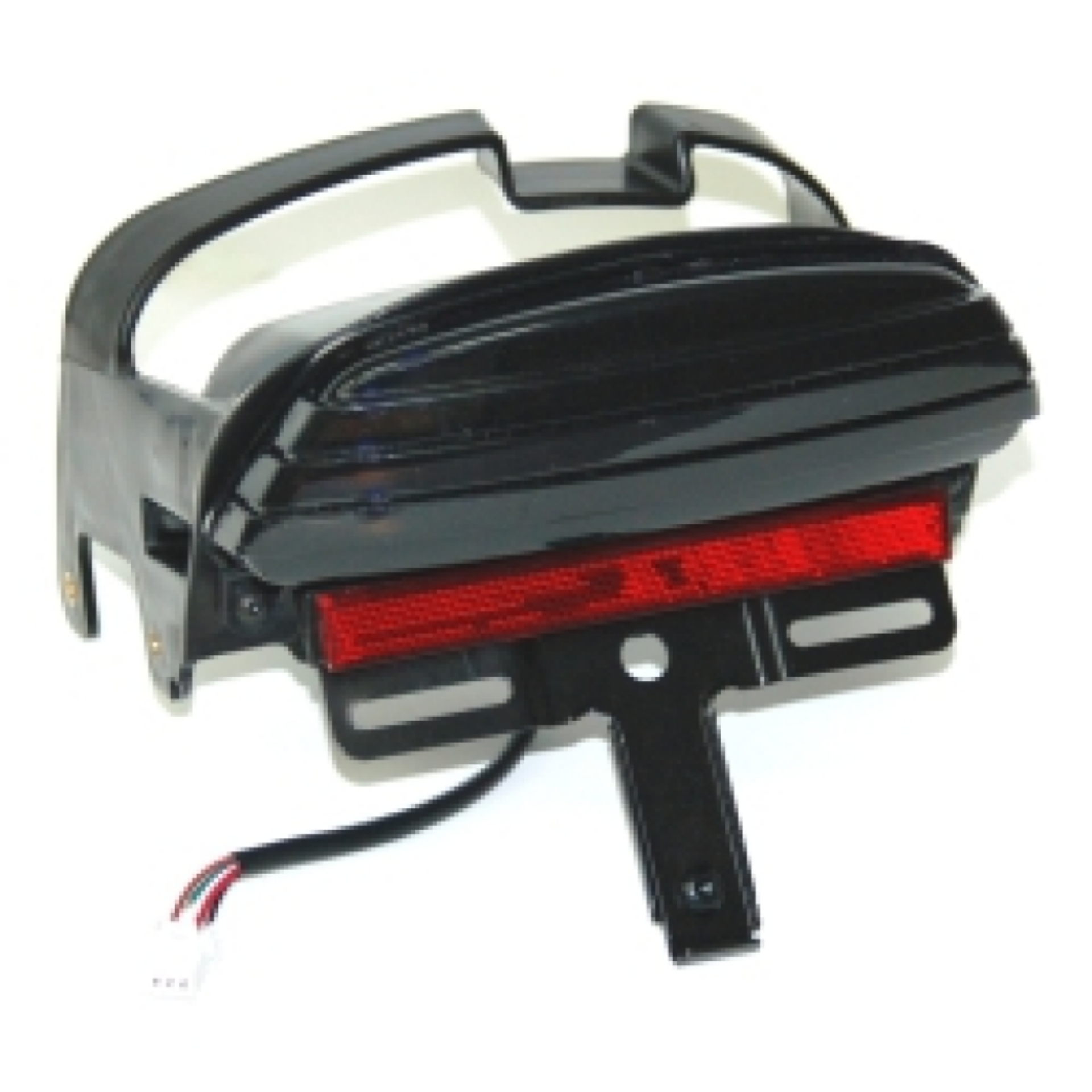 Picture of Letric Lighting 08-13 Dyna Fat Bob FXDF Replacement LED Taillight - Smoked