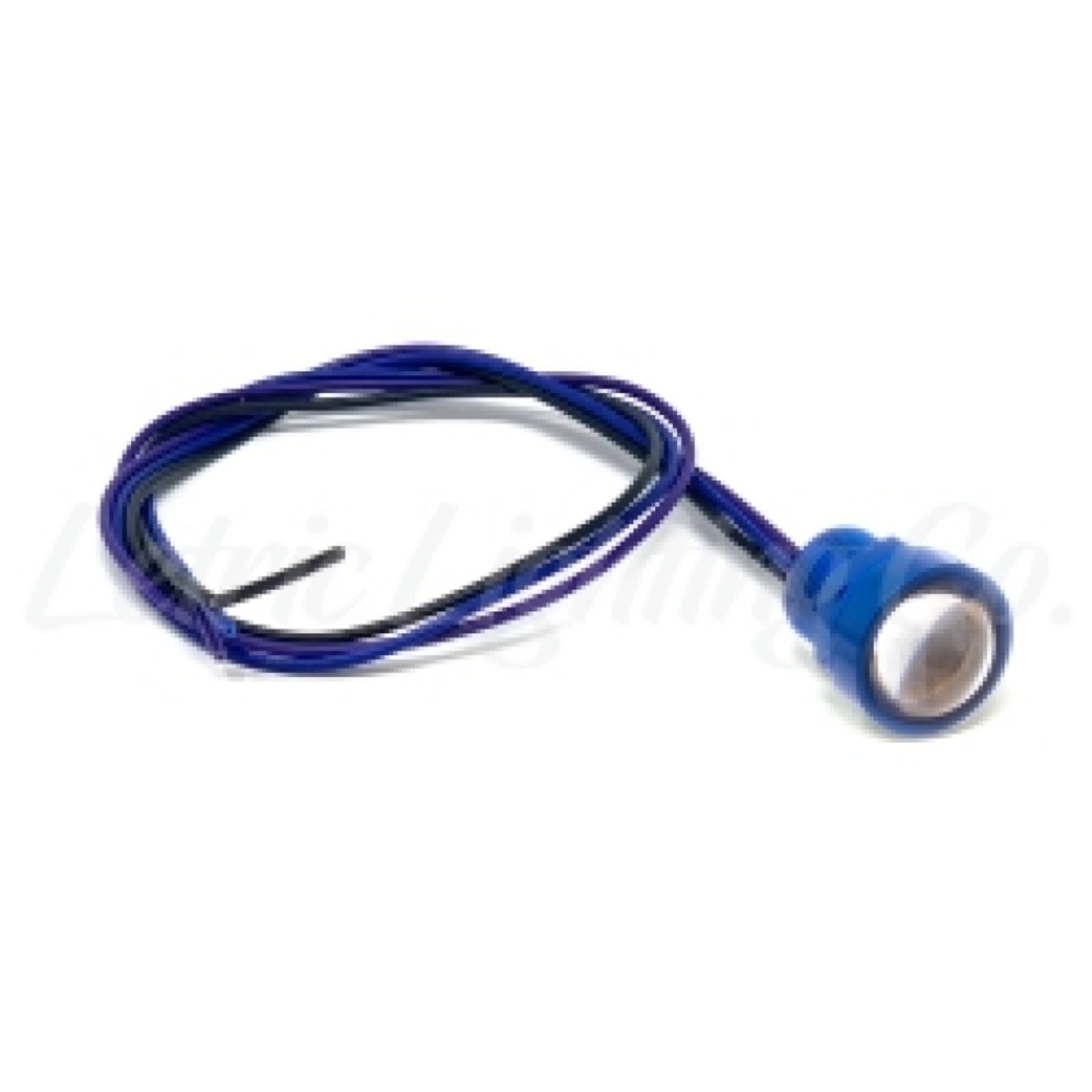 Picture of Letric Lighting Royal Flush G2 LEDs Sealed Blue Anodized Body - Red