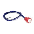 Picture of Letric Lighting Royal Flush G2 LEDs Sealed Red Anodized Body - White-Amber Switchback