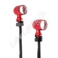 Picture of Letric Lighting 12mm Mini Red Running Red Turn Signal LEDs - Red Anodized