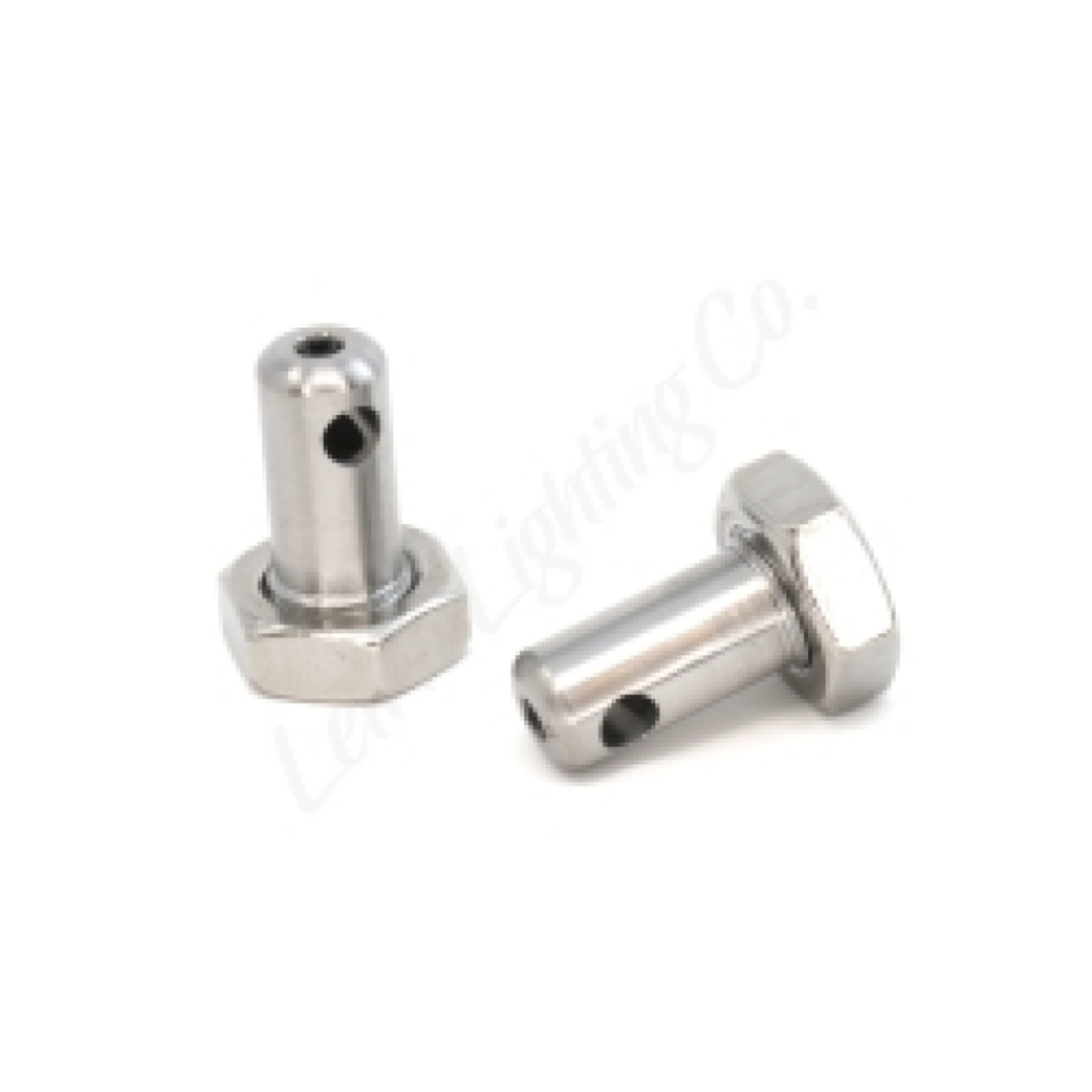 Picture of Letric Lighting Front Mirror Stem Mount for 45-Caliber MINI LEDs - Polished Stainless Steel