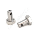 Picture of Letric Lighting Front Mirror Stem Mount for 45-Caliber MINI LEDs - Polished Stainless Steel