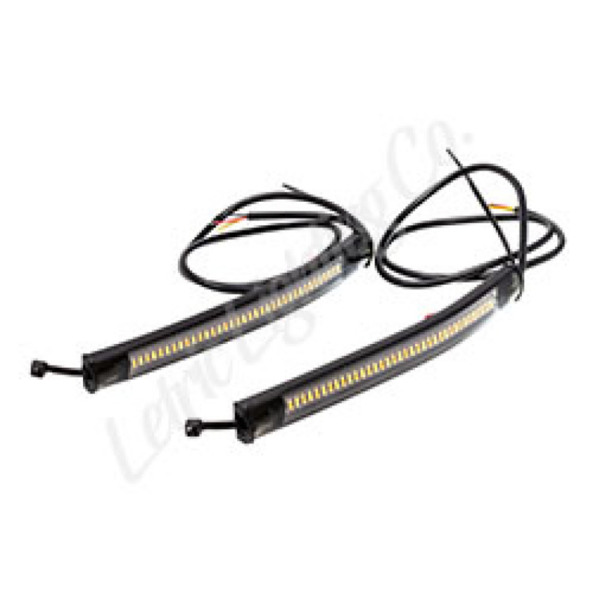 Picture of Letric Lighting Flexible White Running Amber Switchback Turn Signal Strips