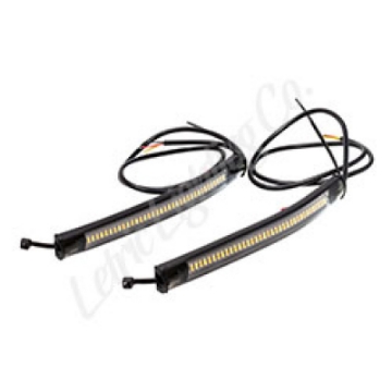Picture of Letric Lighting Flexible White Running Amber Switchback Turn Signal Strips