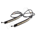 Picture of Letric Lighting Flexible White Running Amber Switchback Turn Signal Strips