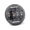 Picture of Letric Lighting 5-75? LED Black Diez 10-LED Headlight Dual Horizontal DRL