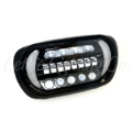 Picture of Letric Lighting 96-13 Early Road Glide LED Black-Chrome Headlight with Turn Signals