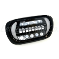 Picture of Letric Lighting 96-13 Early Road Glide LED Black-Chrome Headlight with Turn Signals