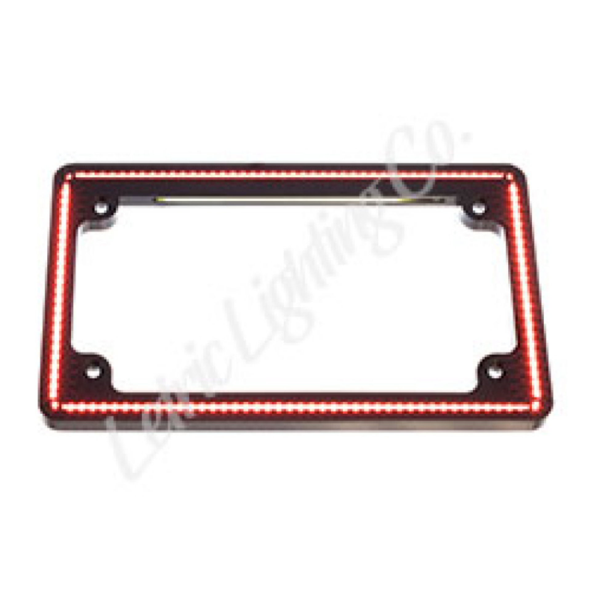 Picture of Letric Lighting 2014+ Street Glide Perfect Plate Light License Plate Frame Gloss