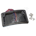 Picture of Letric Lighting 2014+ Sportster Perfect Plate Light Black Curved License Plate Frame