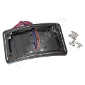 Picture of Letric Lighting 2014+ Sportster Perfect Plate Light Black Curved License Plate Frame