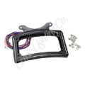 Picture of Letric Lighting 12-16 Dyna Perfect Plate Light Black Curved License Plate Frame