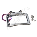 Picture of Letric Lighting 10-13 Street Glide Perfect Plate Light Chrome Curved License Plate Frame